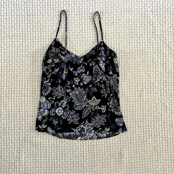 𝅺VINTAGE Paisley Print Tank Top - Picture 3 of 5